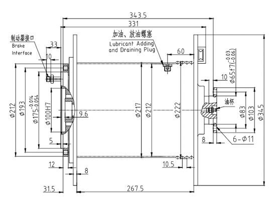 卷扬减速机JQL460