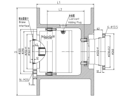 卷扬减速机JQL280