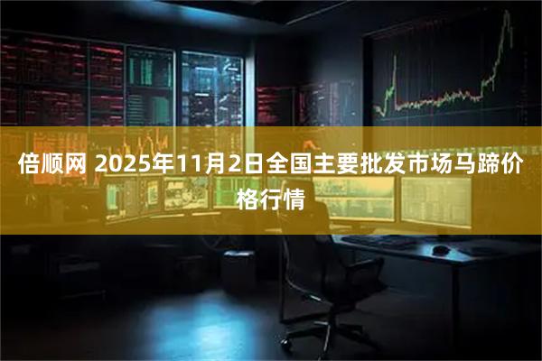 倍顺网 2025年11月2日全国主要批发市场马蹄价格行情