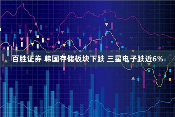百胜证券 韩国存储板块下跌 三星电子跌近6%