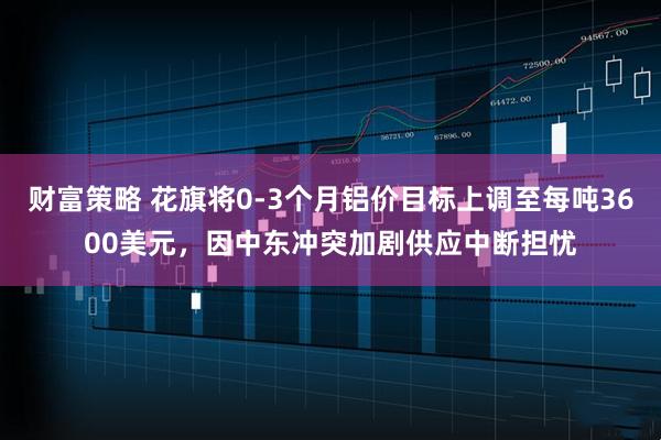 财富策略 花旗将0-3个月铝价目标上调至每吨3600美元，因中东冲突加剧供应中断担忧